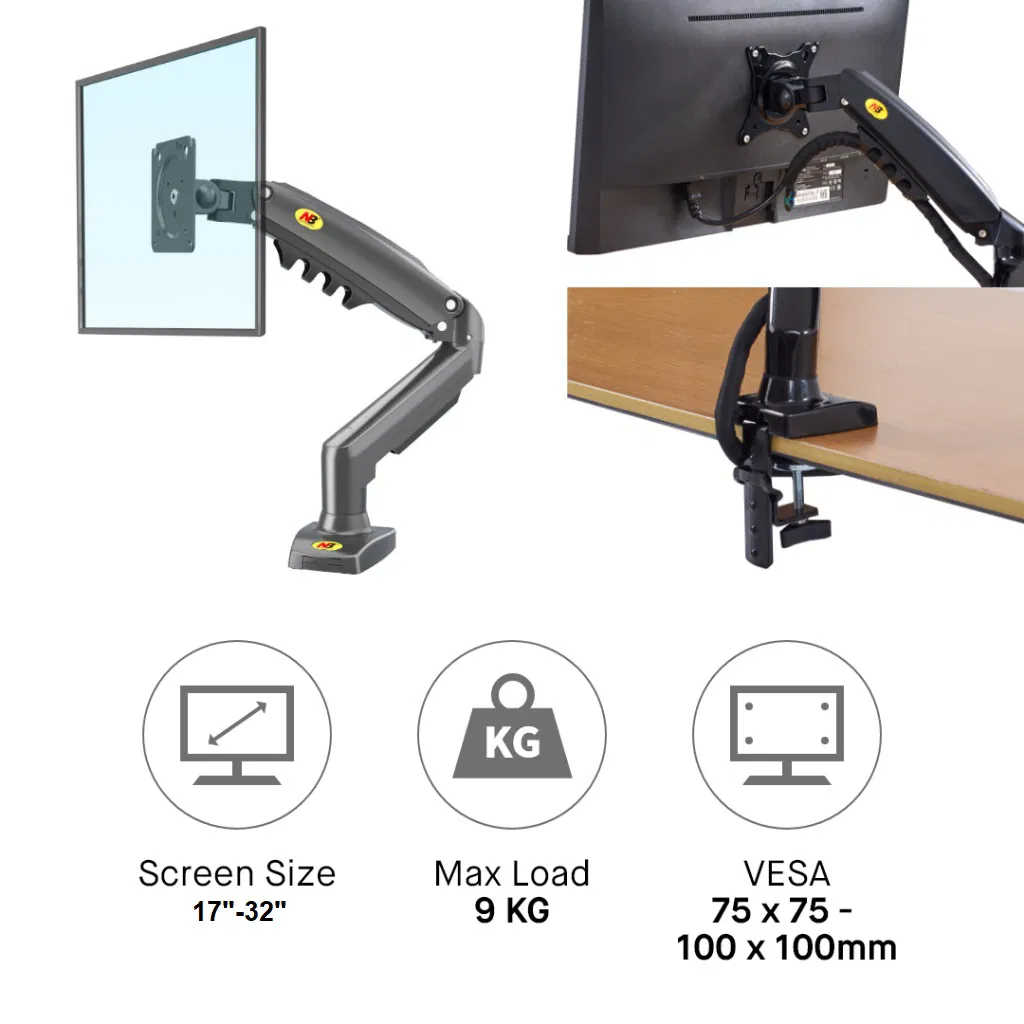 NB Monitor Desk Mount Stand Full F80