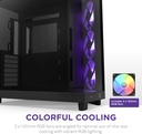 CASE NZXT H6 RGB FLOW BLACK