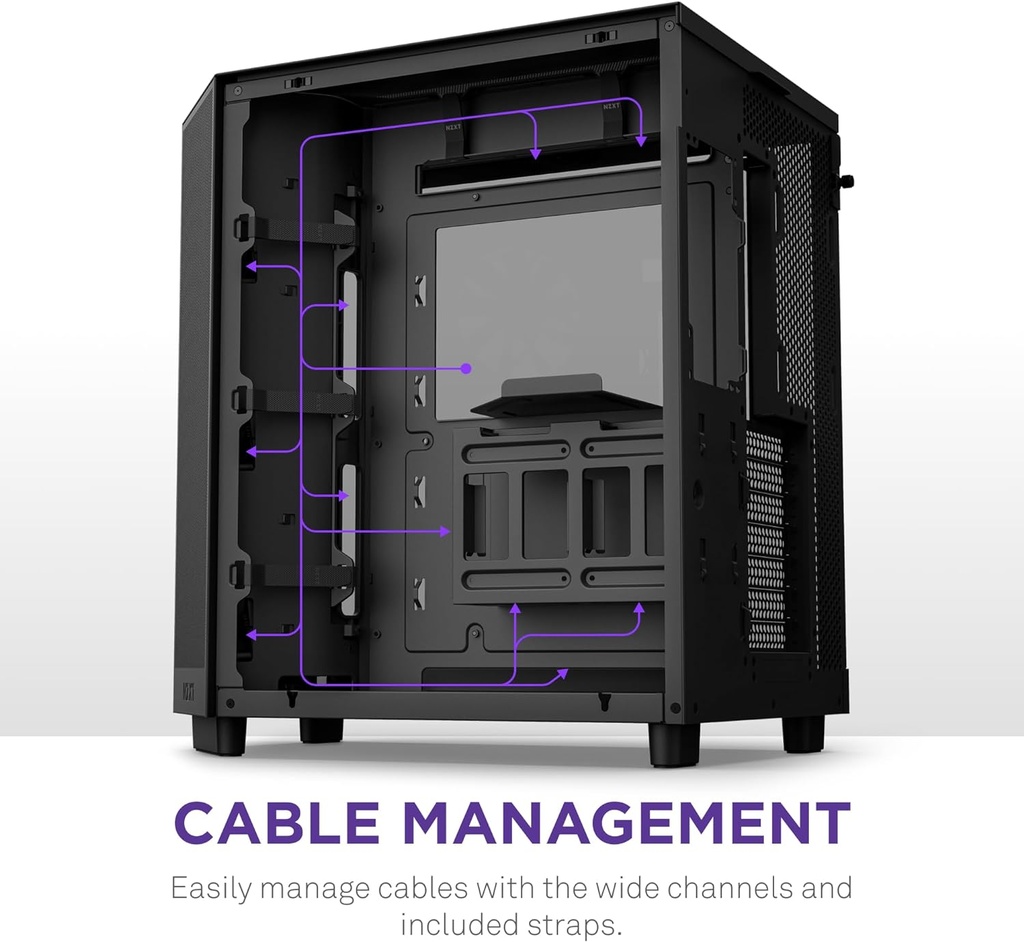 CASE NZXT H6 RGB FLOW BLACK