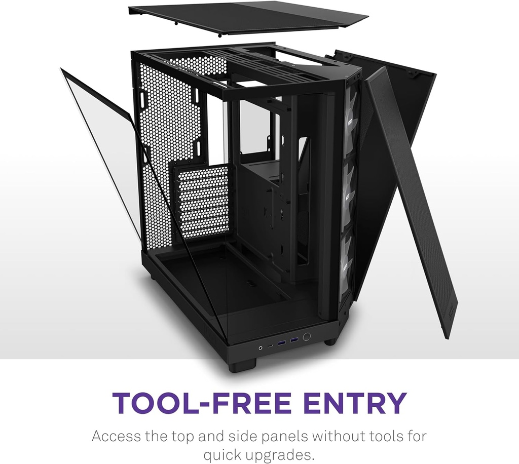 CASE NZXT H6 RGB FLOW BLACK