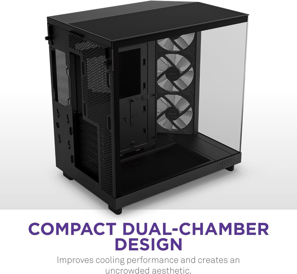 CASE NZXT H6 RGB FLOW BLACK