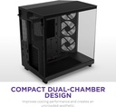 CASE NZXT H6 RGB FLOW BLACK