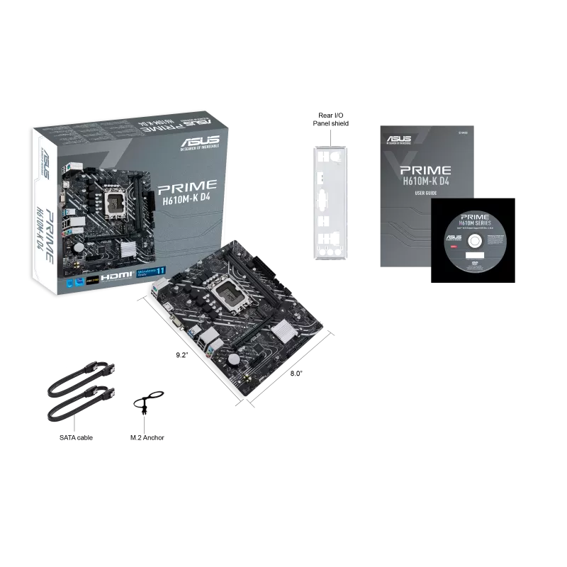 MB ASUS PRIME H610M-K D4