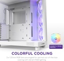 CASE NZXT H6 FLOW WHITE RGB
