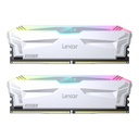 RAM 32GB 16X2 6400MHZ DDR5 RGB LEXAR WHITE