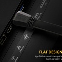 CABLE UGREEN HDMI FLAT 5M - 50821