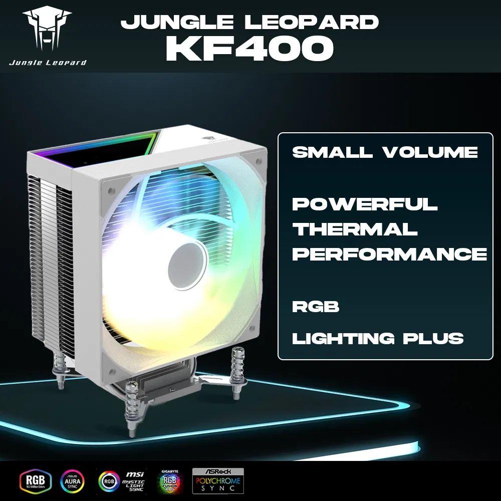 JUNGLE LEOPARD CPU COOLER KF400 WHITE ARGB