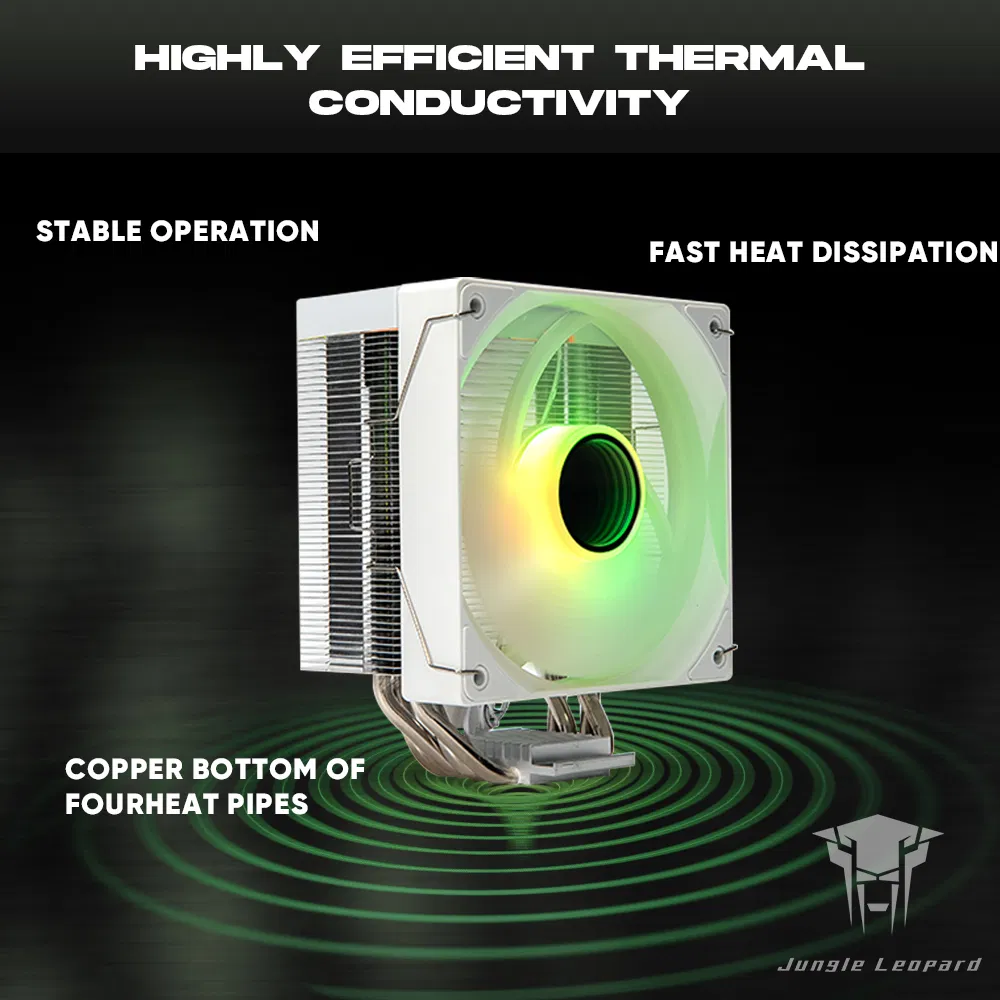 JUNGLE LEOPARD CPU COOLER KF400 WHITE ARGB