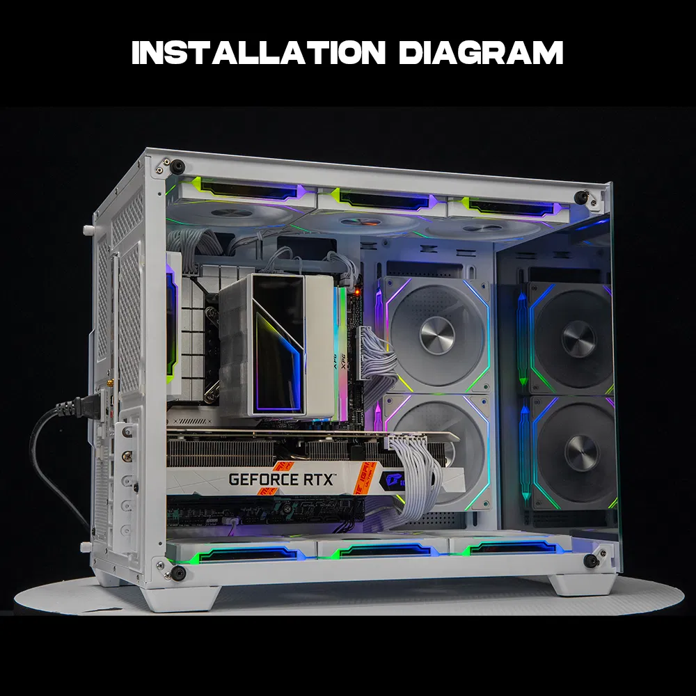 JUNGLE LEOPARD CPU COOLER KF400 WHITE ARGB