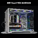 JUNGLE LEOPARD CPU COOLER KF400 WHITE ARGB