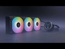 Liquid Cooler Xigmatek FROZR-O ARCTIC 360mm RGB LCD display