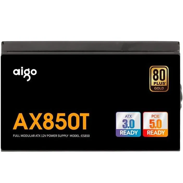 POWER SUPPLY 850W 80+ GOLD AIGO FULL MODULAR AX850T