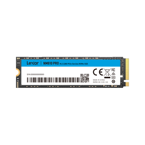 Lexar 1TB M.2 SSD NVMe 2280 LNM610 PRO 3300MB/S 