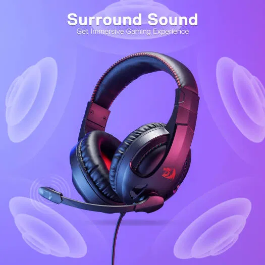 Redragon Cronus wired headset H211 BLACK RGB