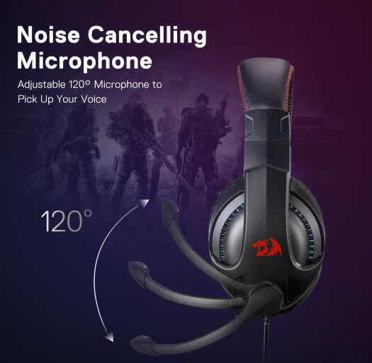 Redragon Cronus wired headset H211 BLACK RGB