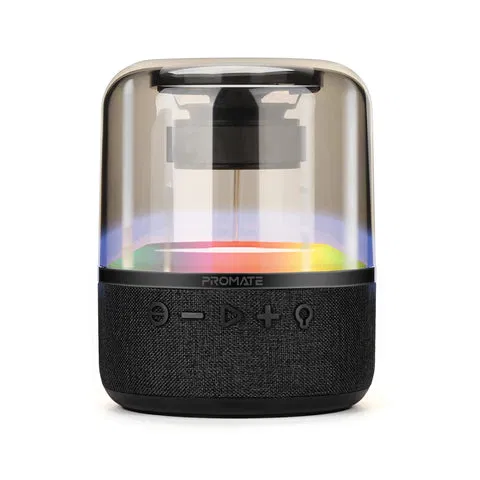 Promate LumiSound 360, Bluetooth 5.0, 8W Speaker - Glitz.Black