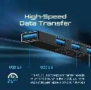 Promate USB-c Hub, 4-in-1 Type-c LiteHub-4