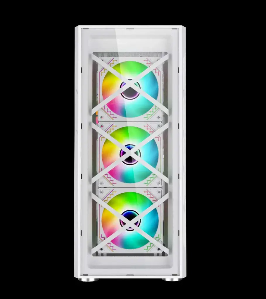 CASE WJCOOLMAN TRIO WHITE 4 FANS RGB