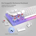 WOMIER K87 GAMING KEYBOARD RGB (87KEYS) 