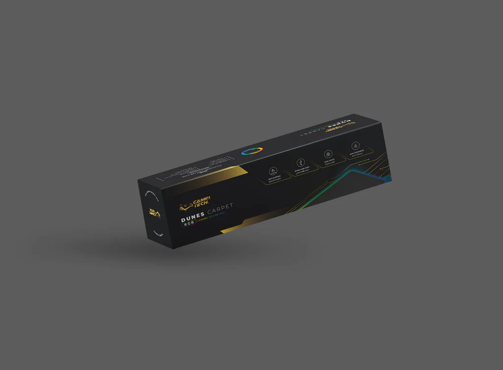 MOUSE PAD 2XL RGB CAMEL TECH BLACK