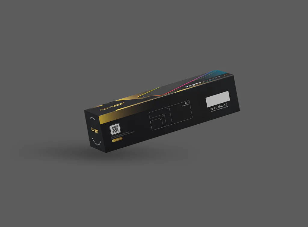 MOUSE PAD 2XL RGB CAMEL TECH BLACK