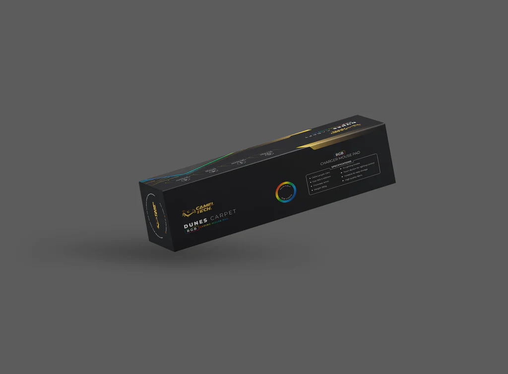 MOUSE PAD 2XL RGB CAMEL TECH BLACK