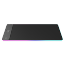 (PDX115-BK) Porodo Gaming RGB MousePad with 15W Wireless Charger - Black