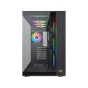 CASE XIGMATEK AQUA ULTRA AIR 7 FAN RGB BLACK