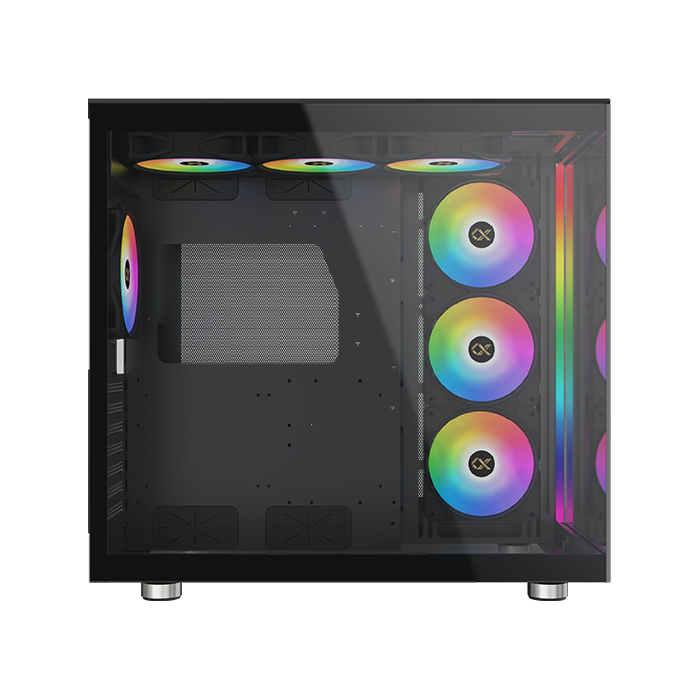CASE XIGMATEK AQUA ULTRA AIR 7 FAN RGB BLACK