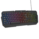 PORODO GAMING 4 IN 1 COMBO WITH KEYBOARD ,HEADSET , MOUSE AND MOUSE PAD BLACK - PDX221