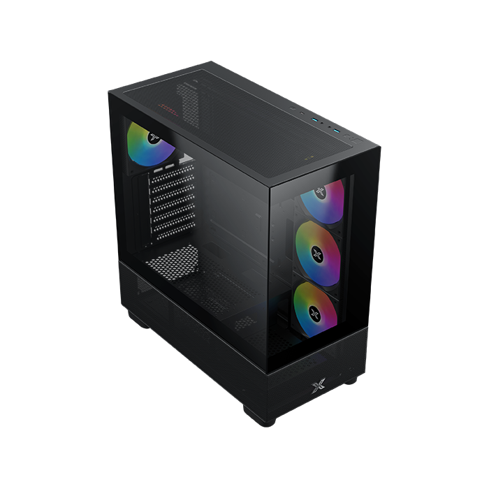 CASE XIGMATEK ENDORPHIN air v2 black 5 FANS