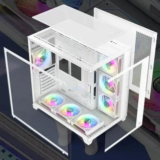 CASE MERCURY R425 PRO (TYPE-C) 7 ARGB FANS WHITE