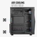 Aerocool Glider Cosmo TG Black Mid Tower Case