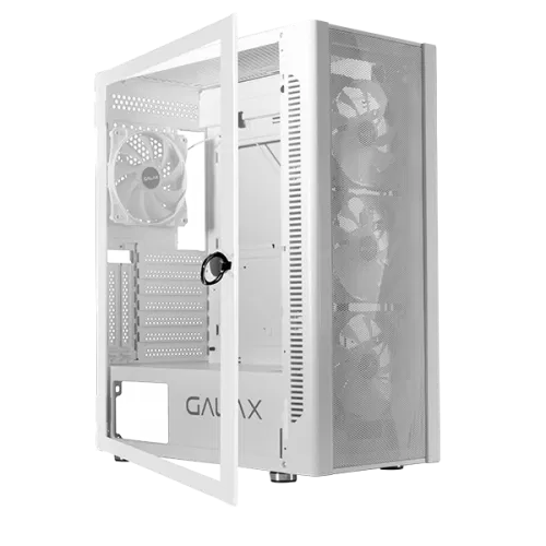 GALAX Revolution– 06 white Gaming Case 4 FAN RGB