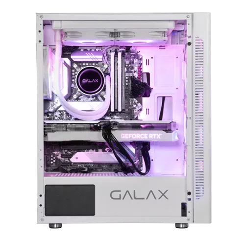 GALAX Revolution– 06 white Gaming Case 4 FAN RGB