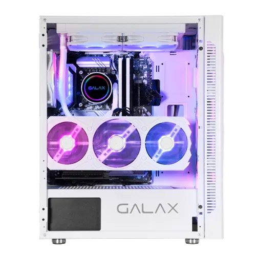 GALAX Revolution– 06 white Gaming Case 4 FAN RGB