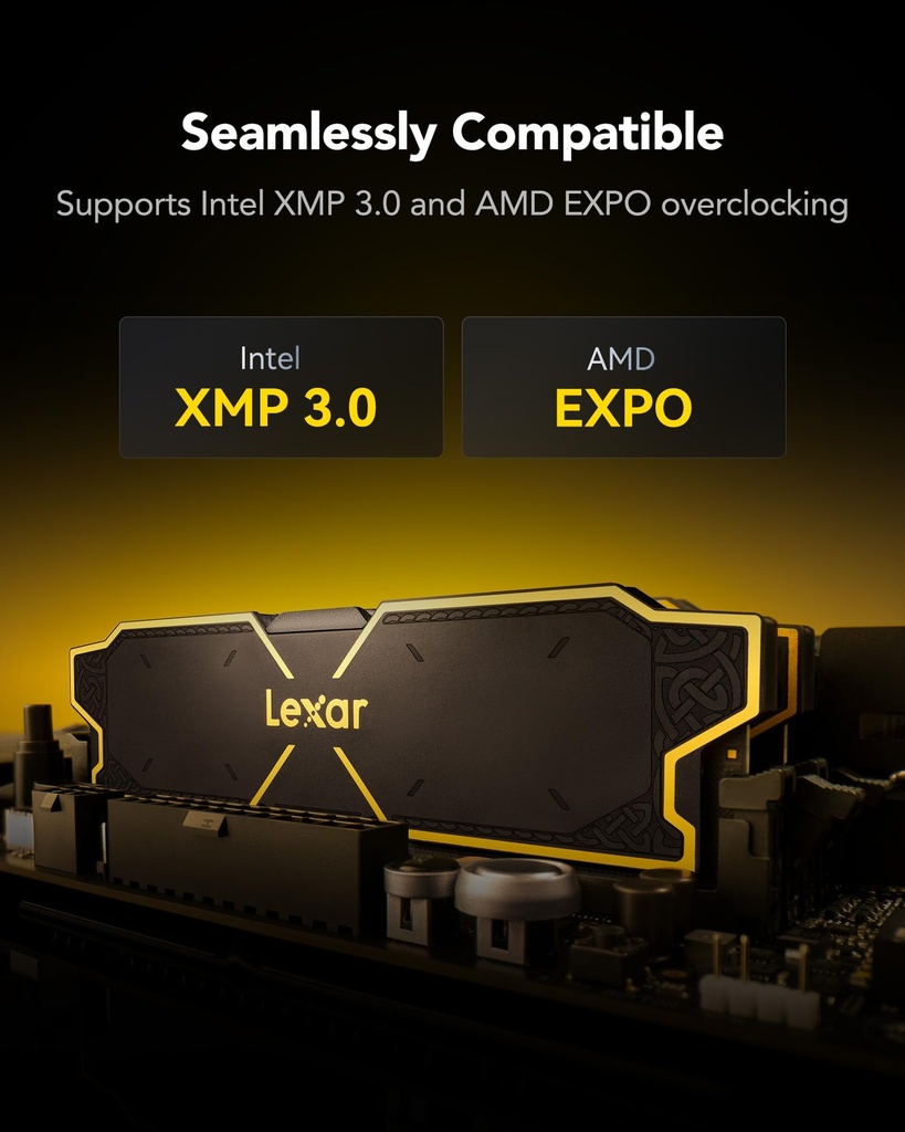 Lexar THOR OC DDR5 RAM 32GB Kit (2x16GB) 6000 MHz