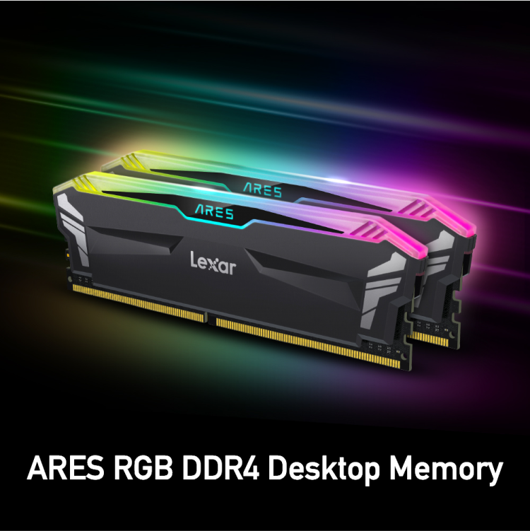 RAM 3600MHZ RGB 16x2 32GB LEXAR BLACK