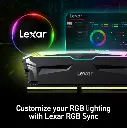 RAM 3600MHZ RGB 16x2 32GB LEXAR BLACK