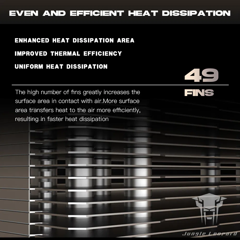 JUNGLE LEOPARD CPU COOLER KF400 BLACK ARGB