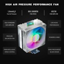 JUNGLE LEOPARD CPU COOLER K400 WHITE