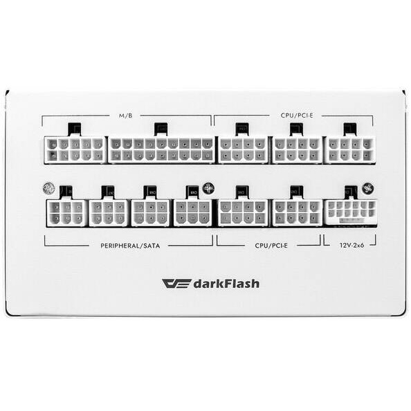 DarkFlash PMT 850W Gold Full Modular Power Supply White