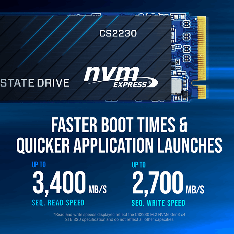  PNY 2TB 3400MBs CS2230 SSD