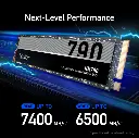 Lexar 1TB M.2 SSD NVMe 2280 LNM790 Gen4x4 7400MB/S