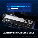Lexar 1TB M.2 SSD NVMe 2280 LNM790 Gen4x4 7400MB/S