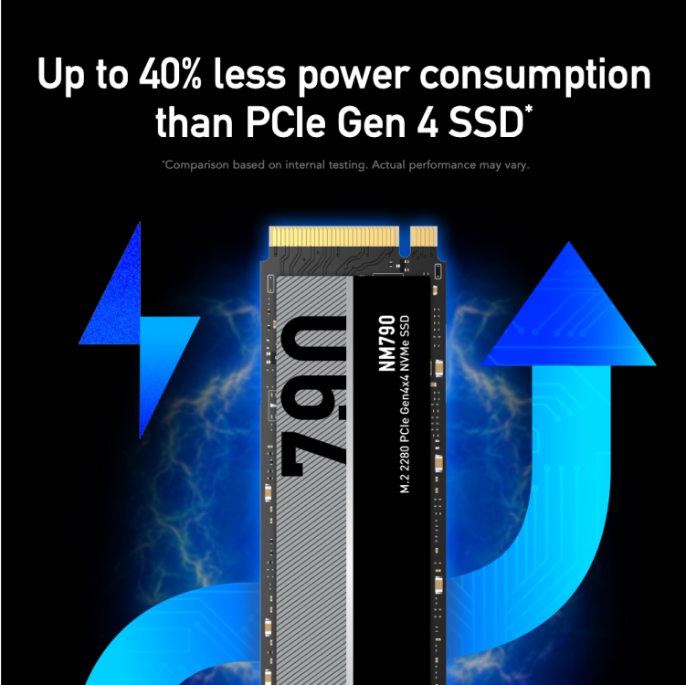 Lexar 1TB M.2 SSD NVMe 2280 LNM790 Gen4x4 7400MB/S