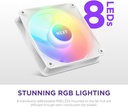 NZXT F120 1 FAN RGB WHITE