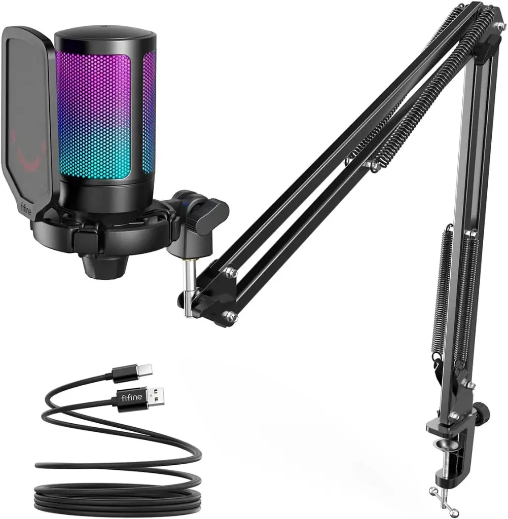 MICROPHONE FIFNE A6T USB SHOCK MOUNT POP FILTER