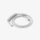 Glorious Coiled Cable - Ghost White 