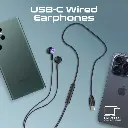 Promate Earphones with USB-C Connector lumibuds-c.black